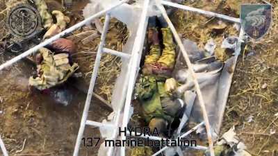 [New Channel!] UA Group "Hydra" - 137th Marine Battalion - Posted Excellent Video of Drone Strikes Against Russian Military Targets (Compilation - Graphic)