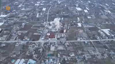 First usage of a french-supplied AASM-250  "Hammer" guided bomb in Kozachi Laheri on a russian position. Published 4 March 2024 (music from source)