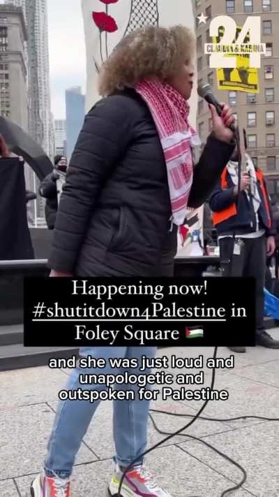 This afternoon for Mother&rsquo;s Day, Claudia spoke at a vigil in Washington Square Park honoring the women and children martyred in Gaza by Israel since Oct. 7, reminding us of the true revolutionary roots of the holiday.