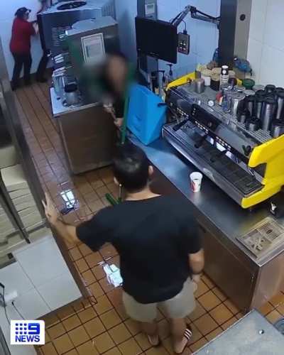 Abbas Hayder Al-Khafaji faces 12 years after ploughing car into McDonalds and attempting to stab a suspected cheating partner.