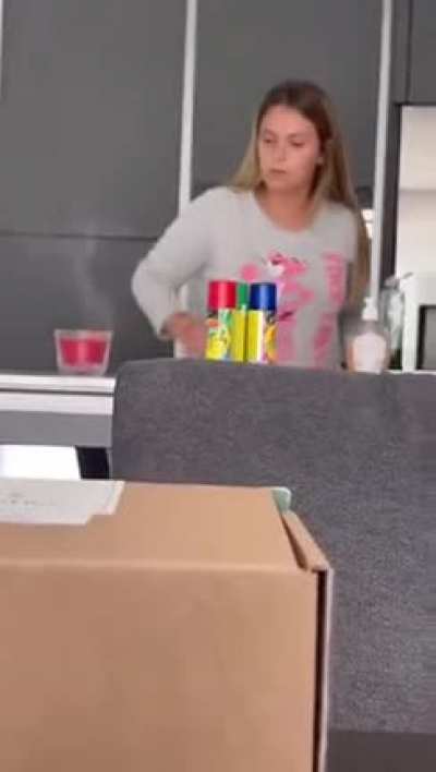 Candle surprise.