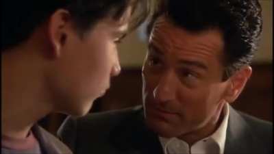 Buffalo cops pushing 75 year old man causing head trauma then saying he tripped are cheered by crowd reminded me of this scene from "Goodfellas". Comparison here.