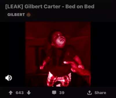 Gilbert even featured on the deluxe OMGGG 🔥🔥🔥🔥🔥