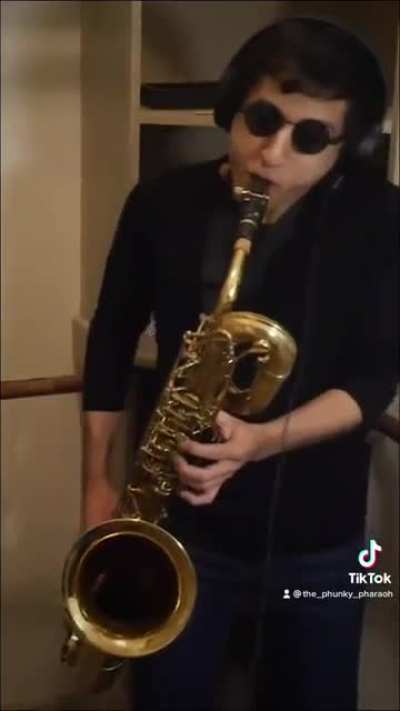 Playing &ldquo;Vicarious&rdquo; on Baritone Saxophone