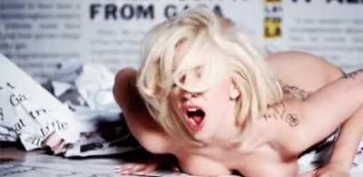 Lady Gaga always gets me hard