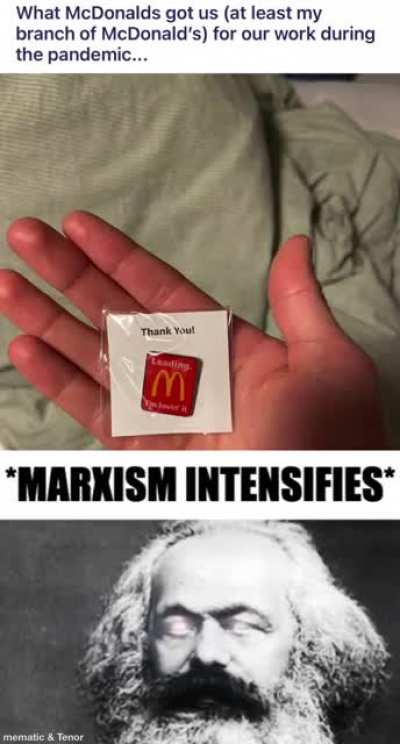 &ldquo;Thanks for doing literally all the work in the middle of a pandemic - here, have a pin on us!&rdquo;