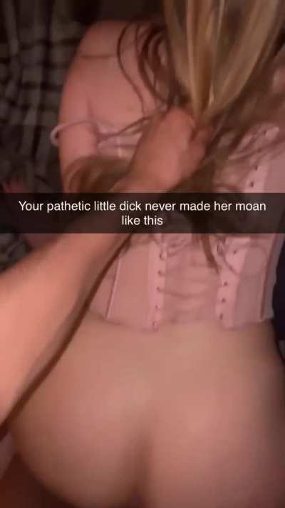 White girl cucks her man with big dick Latino Bull