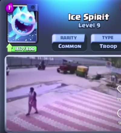 Ice spirit in real life