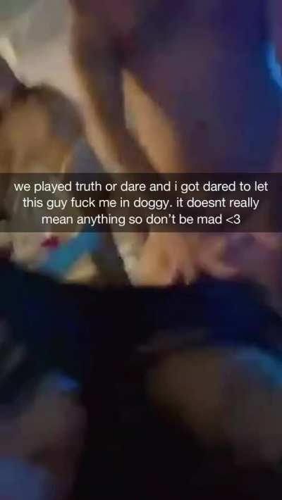 She had to do the dare, it's in the rules 🤷&zwj;♂️