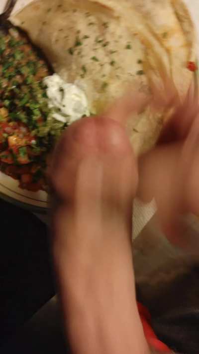 This Chicken quesadilla plate I had for dinner