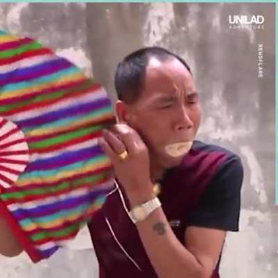 "The Human Dragon" is a supposed Kung Fu master who breathes fire. Cool parlor trick, but definitely feels like it fits here. 