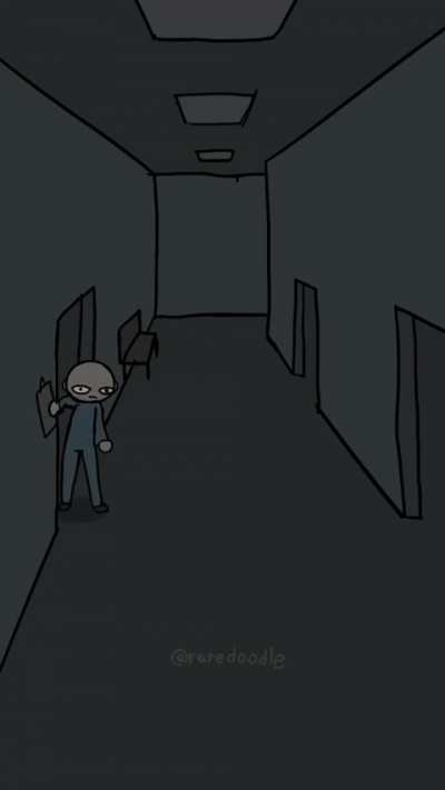 Just then the boy felt true terror for the first time