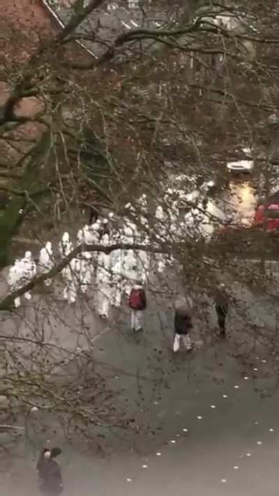 There is a corona KKK in the Netherlands doing marches. My friend happened to see them.