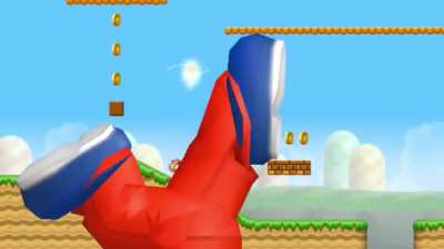 Super Mario Bros Wii corruptions are something else