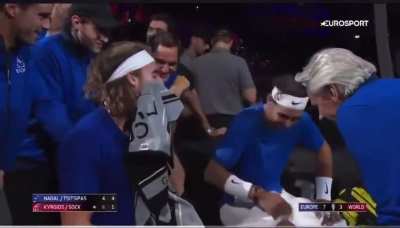 Tsitsipas references Iconic &ldquo;Any finger, you cross&rdquo; moment at 2019 Laver Cup in retirement tribute to Rafa on Twitter  