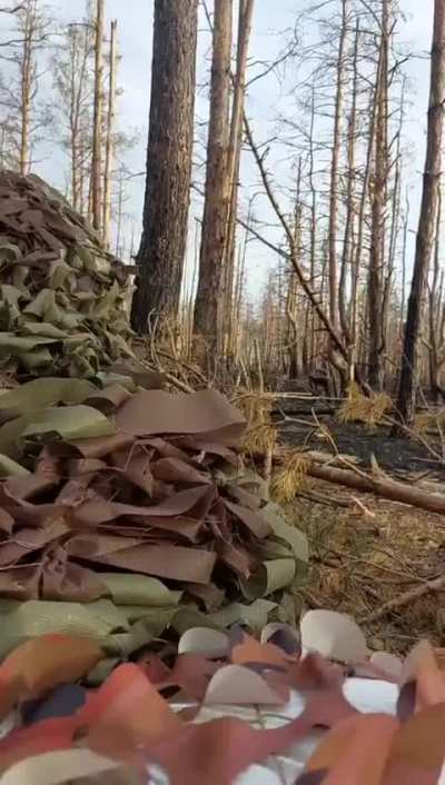 A friend of mine trolling russian positions in an elegant style, erratic russian rpg fired in retaliation.