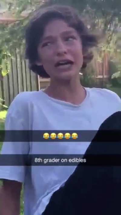 Child eats weed and freaks out 😂