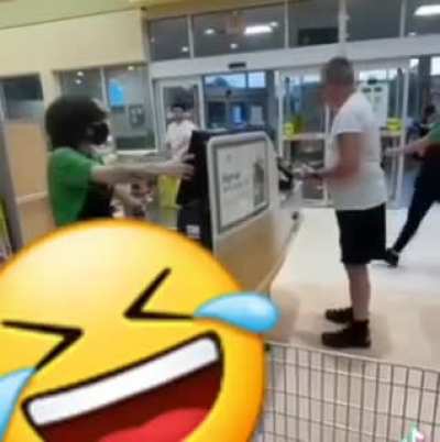 Crazy Dude In Walmart