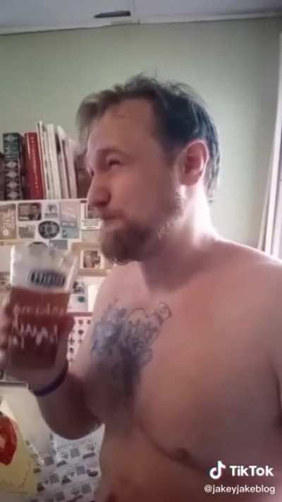 The thought of this drink made me want to scream along side him