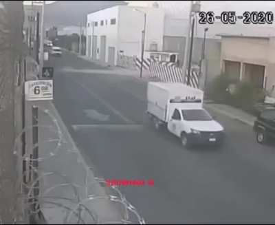 Running from an explosion like in a movie
