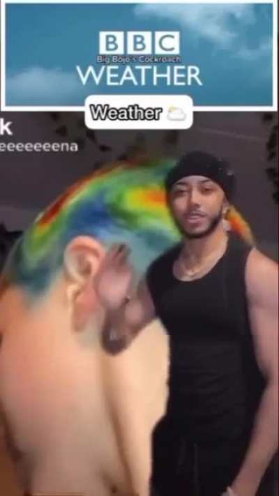 a slight chance of a new haircut