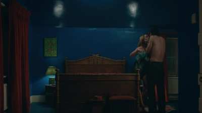 Florence Pugh (22) with a guy 15 years older in The "Little Drummer Girl" Part 1