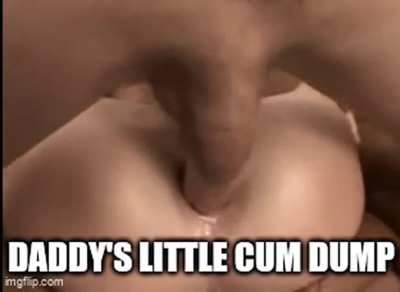 Daddy&rsquo;s little cum dump 😈