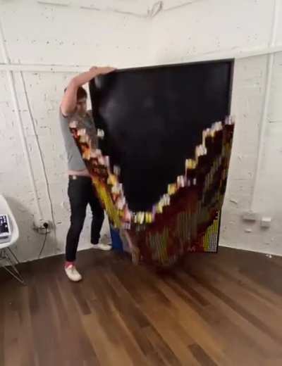 Tipping over Rubik&rsquo;s cube.