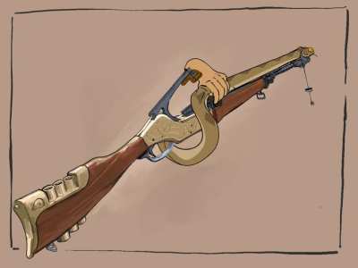 I designed a rifle that shoots snakes and spent too much time on the mechanics