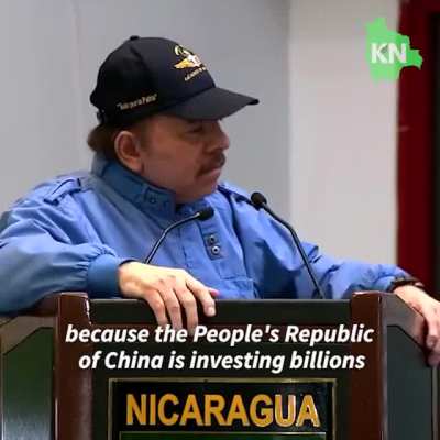 Nicaragua's President calls out US "madness" regarding China