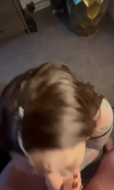 mans was seriously backed up