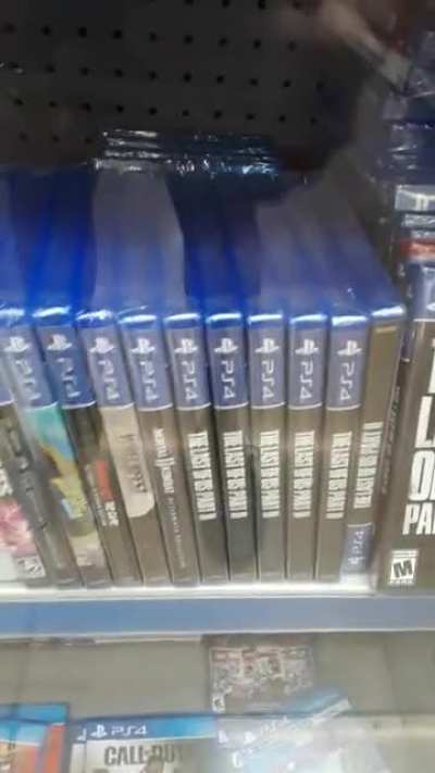 Thought I'd stop by to see how TLOU2 was doing at my local Walmart and...