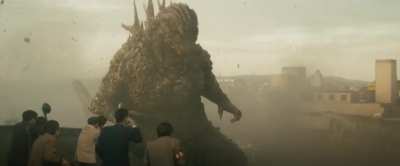 Godzilla Minus One (2023) "What we're witnessing is a scene beyond belief".