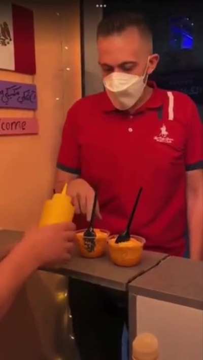 Would you like some sauce?