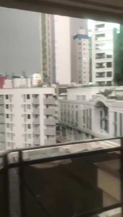 This storm that happened in Brazil yesterday
