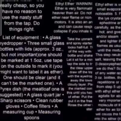 Meth Rules