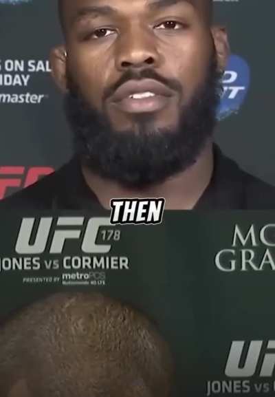 Dana: "Put 2 guys in a room and Jon Jones walks out everytime." Except when you put him against Tom Aspinall!