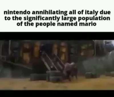 Nintendo aniquilando a la poblaci&oacute;n italiana debido a la gran cantidad de gente que se llama Mario ah&iacute;