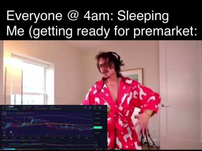 Who&rsquo;s up for premarket with me??