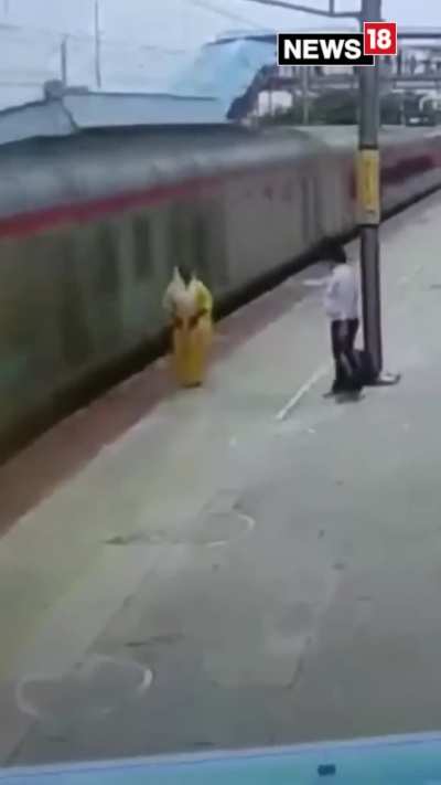Close call in india