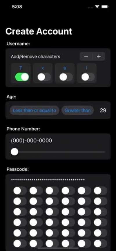 I&rsquo;ve been working on a register screen using SwiftUI. Let me know if you think is ready for production!