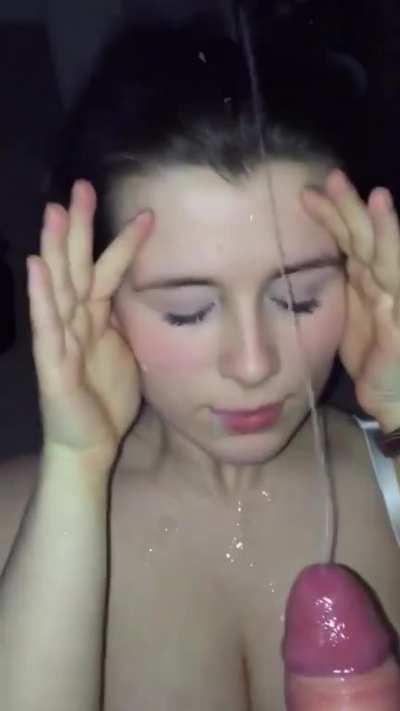 Big cock facial