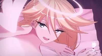Having fun with her bestie~