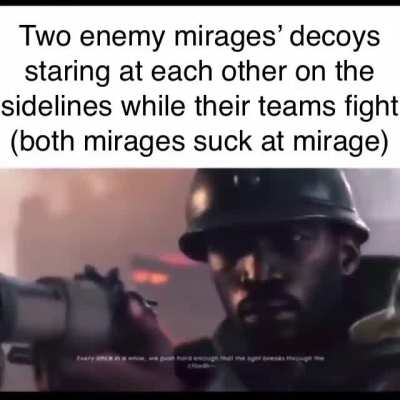 When the devs been ignoring us mirage mains smh 😔