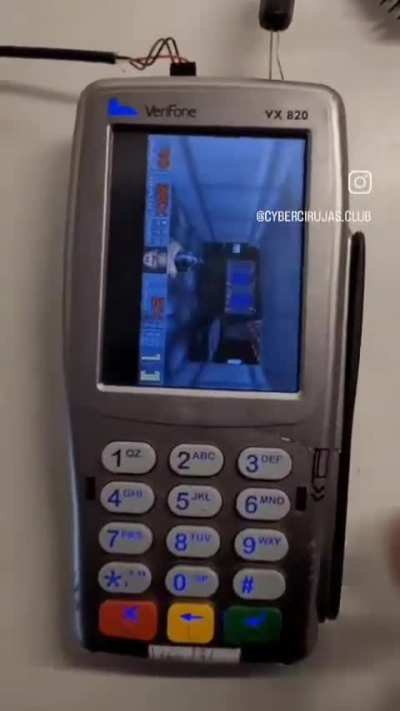 Doom na tela da m&aacute;quina de pagamento 