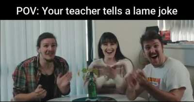 The whole class be like