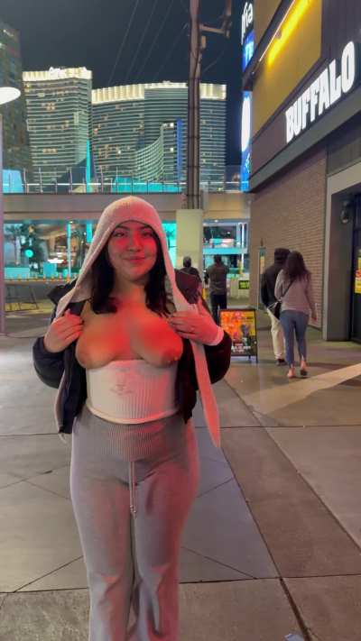 Having some fun on the strip