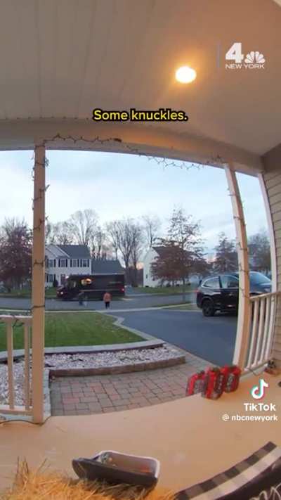 A UPS Driver&rsquo;s heartwarming interaction with this little boy 👦🏻👦🏻