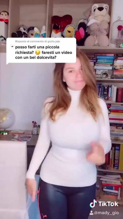 Takes Her Top Off!