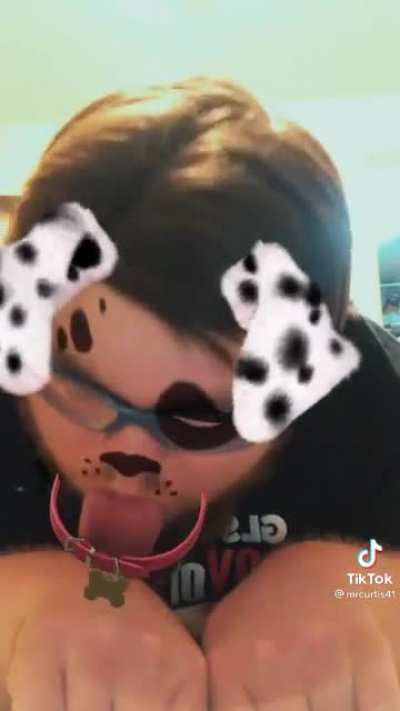 guy pretending to be a dog